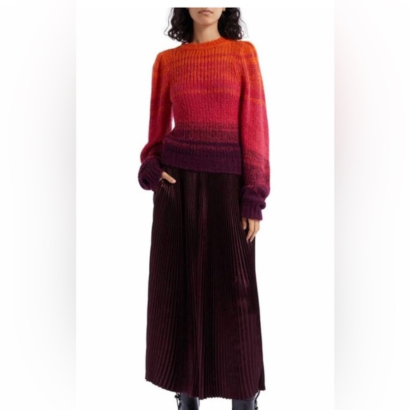 NEW ULLA JOHNSON Rosalia Gradient  pullover sweater - Picture 6 of 15